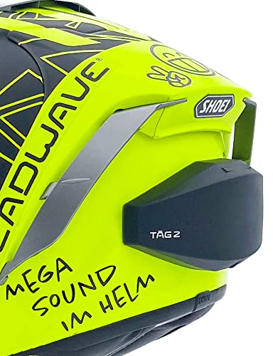 Headwave TĀG 2 - Bluetooth Lautsprecher für Motorrad-Helme, Musik und Navigations-Ansagen, Headset, Soundsystem, mega laut und mega Klang