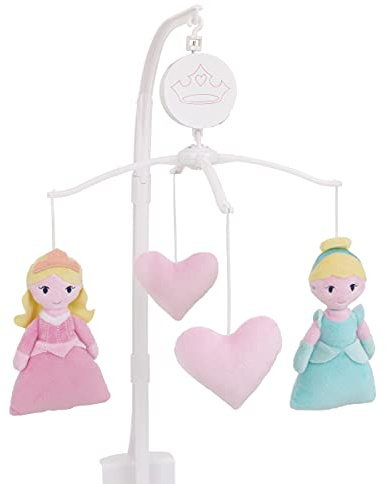 Princess - Dare to Dream Pink Hearts Musical Mobile