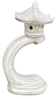 Massive japanische Steinlaterne riesige Rankei Steinlampe Steinguss frostfest Gartendeko Deko-Figur für Haus Garten Moderne Statue Garten-Figur