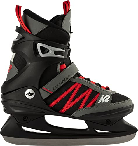 K2 Herren Speed Ice Pro Eishockey, Black-Red, 44
