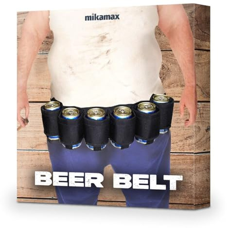 mikamax - Cintura da birra - Outdoor - Porta bevande 6 mani libere