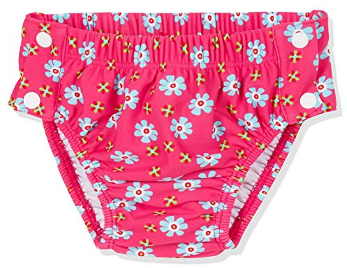 Playshoes Pantalones de Pañales con Protección UV Unisex niños, Flores para Botones, 62-68