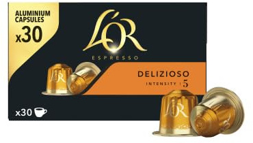 L Or Cafe en capsules (intensite 5) - La boite de 30, 156g