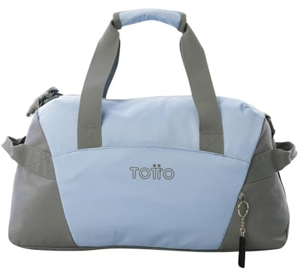 TOTTO - Bolsa de Deporte, Modelo Active Pro S, 40 x 25 x 20 cm, Capacidad 22 L, Asa de Mano, Correa Ajustable para Hombro, Argollas para Candado en Cremallera Principal, Color Angel Falls