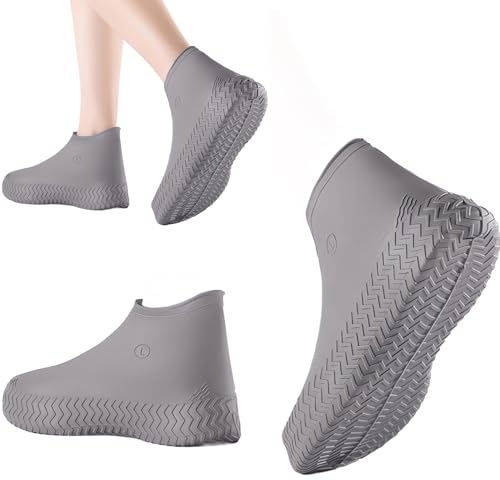 Ianulus Couvre Chaussure Impermeable, Réutilisables Surchaussures Impermeables, Épaissi Protection Chaussure Pluie, En Latex, Pour La Pluie, Les Jours De Neige, Les Routes Boueuses