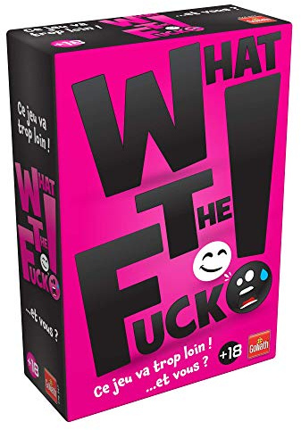 Goliath - What's The F – Gesellschaftsspiel – ab 18 Jahren – Gesellschaftsspiel – Quiz- und Schnelligkeitsspiel