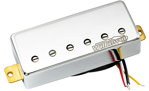 Wilkinson M Series Ceramic Mini Humbucker Electric Guitar Bridge Pickup for Les Paul/Fire-bird, Chrome