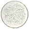 Gexmile Bodengrund Aquarium Kies Zierkies Aquarienkies Gartenkies Teichkies Dekorative für Gartenweg Blumentopf Weiß Durchmesser 5-8mm 1kg