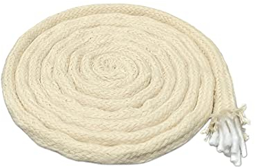 Ø 8 mm Flammschalendocht Baumwolldocht Öko-Tex Outdoor Flammschale Öllampe Made in Germany lang 10 cm