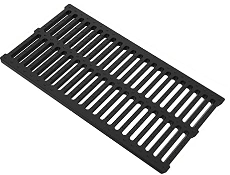 IBOWZ Drainage Channel,Floor Channel Rechteckige lineare Kanalabdeckung,Harz-Kunststoff-Gitter-Abflusssiebe,Plattengitter-Regenwasser-Brunnenabdeckung für Auffahrt,Rasen,Bodenablauf,verhindert Ver