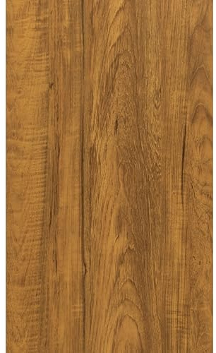 Fantasnight Sticky Back Plastic Brown Wood Oak Effect Self Adhesive Vinyl Peel and Stick Wallpaper 30 X 200cm Waterproof Vinyl Film Decorative Furniture Stickers for Wardrobe Wall Countertop DIY
