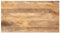 vidaXL Tischplatte, Holzplatte für Esstisch Couchtisch, Massivholzplatte Rustikales Design, Ersatztischplatte, 120x70x3,8cm Rechteckig Massivholz Mango