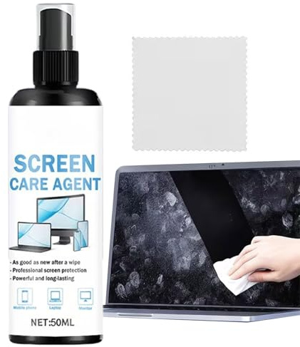 Spray Per Pulizia Elettronica - Spray Di Pulizia Ad Asciugatura Rapida Da 50ml - Pulitore Per Schermi Con,Per Computer Laptop Tablet Occhiali Schermi Touchscreen