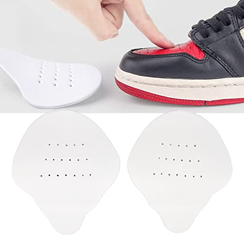 1 Paar Anti-Falten-Schuhfaltenschutz für Air Force-Schuhe PE Verhindert Falten Atmungsaktiv Verlängert die Schuhlebensdauer Sneaker-Faltenschutz für Den Täglichen Gebrauch(S(35-39))