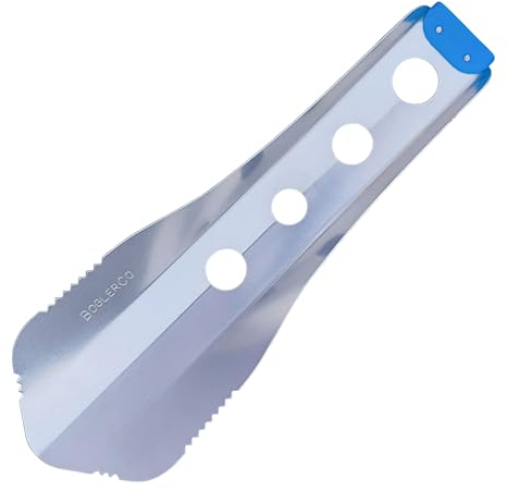 BoglerCo - Pala Ultraligera para mochileros (Azul)