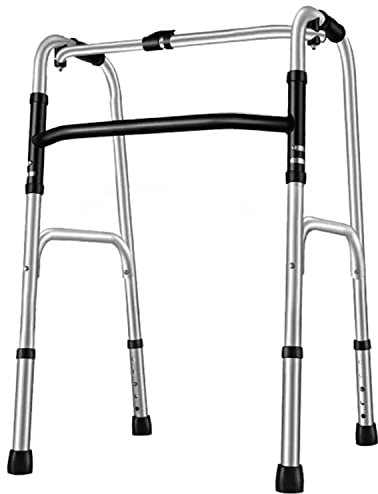 SEVEEZ Höhenverstellbar Gehbock Faltbar Leichtes Gewicht Aluminium Mobilität Reha-Hilfsmittel Gehhilfe Für Senioren, Ältere Menschen Mit Behinderungen