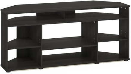 Furinno Jensen Mueble esquinero para TV hasta 55 Pulgadas, Espresso