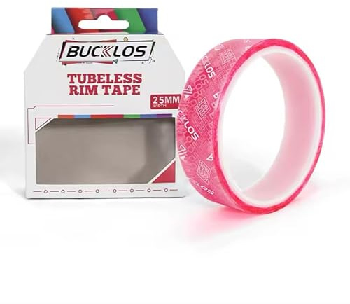 BULL BERNA Tubeless - Nastro per cerchione senza fotocamera, rotolo da 10 metri, compatibile con CX/Gravel/MTB/Road con adesivi protezione valvola, tubeless (25 mm)