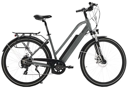 AsVIVA B15 E-Bike 28 pollici per uomo e donna – Pedelec con motore posteriore Bafang da 250 W – Batteria Samsung 36 V – Shimano a 7 marce – Peso utente fino a 150 kg – Bicicletta elettrica da città