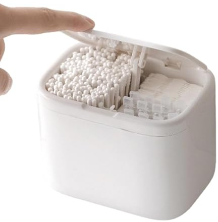 Dispenser per di Cotone Contenitore a Parete con Sollevamento Automatico