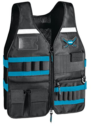 Makita E-05636 Chaleco de trabajo Portaherramientas manual Portatarjetas