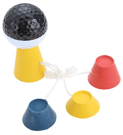 MUXSAM 4Pcs Winter Golf Rubber Tees Mixed Size Driving Range 38mm 22mm 18mm 13mm With Different Heights Plastic Durable Tee For Sport Practice Mat