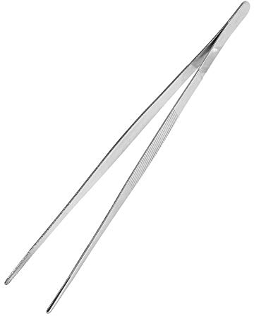 MAGT Pinze da Cucina, 30 cm Pinzette da Cucina in Acciaio Inox Pinze Cucina Professionale per Chef Bistecche Barbecue Cucinare