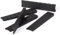 LouMaxx Möbelkeile 20er Set | Unterlegkeil 8 x 20 x 100 mm in Schwarz | Keile Kunststoff mit integrierten Sollbruchstellen