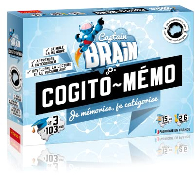 CAPTAIN BRAIN - COGITO MEMO - JE MEMORISE, JE CATEGORISE - 3/6 ANS