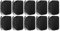 McGrey OLS-5251BK Outdoor-Lautsprecher 10x Set - Zwei-Wege-System - IP56 - Für Restaurant, Biergarten, Terrasse & Garten - 5,25 Woofer und 1 Hochtöner - 50 Watt - 70/100V-Betrieb - Schwarz