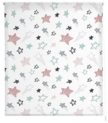 Estoralis Infantiles | Estor Enrollable Diseño Moderno | Translúcido Estampado Digital | Modelo I-2163 | 150 x 180 cm (Ancho/Alto) Tamaño Tela 147 x 175 cm | Estores para Ventanas y Puertas