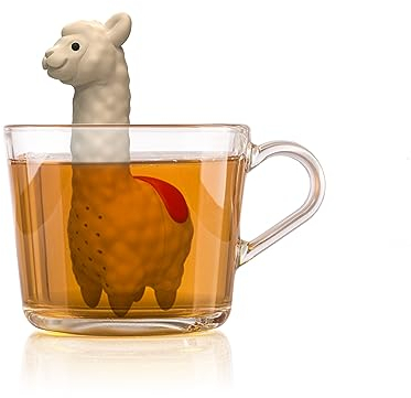 Winkee - Cute Animal Tea Strainer | Tea Infuser for Loose Tea | Funny Tea Infuser | Tea Strainer for Cup | Spice Strainer Silicone | Tea Ball Animal Figure | Gift for Birthday, Christmas, Valentine's