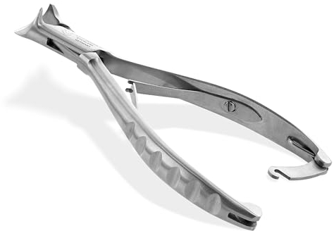 Otto Herder manicure Nagelzange für Diabetiker, 14 cm, Nagelknipser mit abgerundeten Spitzen und Kanten aus rostfreiem Edelstahl, 2 cm Schnittlänge, Maniküre Pediküre