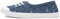 Lilley Phoebe Womens Blue Flower Print Canvas - Size 9 UK - Blue