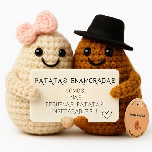 Patatas Enamoradas© | Regalo Romántico | Ella & Él | Idea para Pareja | San Valentín Cumpleaños Boda Aniversario | Te Quiero | Hombre Esposo Mujer Prometido | Fiesta del Amor | Sorpresa Romántica