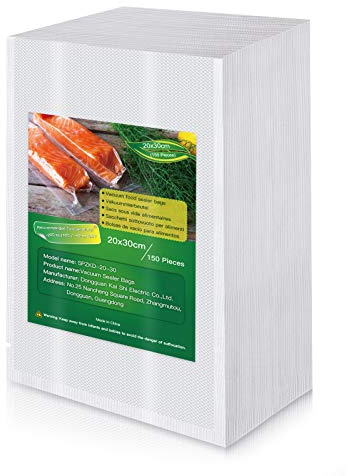 BoxLegend Profi Vakuumierbeutel 20x30 cm 150 Beutel 210 Microns für alle Vakuumierer & Lebensmittel Vakuumiergerät, BPA-frei Kochbar, Sous Vide Gefrierbeutel, Wiederverwendb