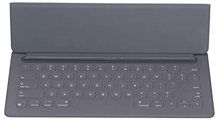 Zunate Bluetooth-tangentbord med fodral, 12,9 tum 64 tangenter trådlöst tangentbord PU konsol skal Bluetooth surfplatta tangentbord hölster, för IOS Tablet Pro första/andra generationen (2015 till 2017)