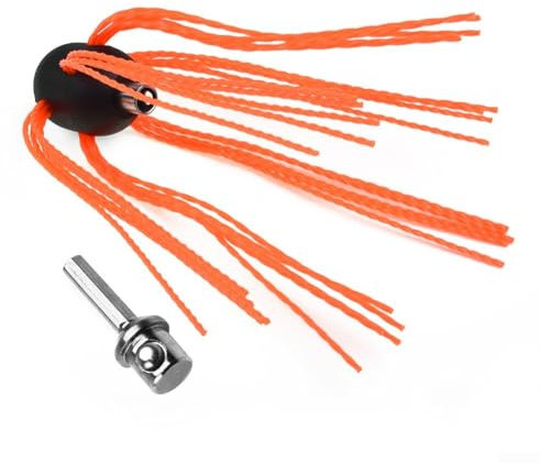 Kit de nettoyage de cheminée, brosse de nettoyage de cheminée en nylon, brosse de nettoyage rotative, kit de bricolage, bûches de nettoyage de cheminée, outils de cheminée et kit de ramonage