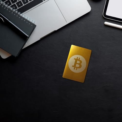 Genérico Thin Waterproof Aluminum Card for Cryptocurrency Seed Phrase - Safe and Discreet Storage of 24 Keywords for Cold Wallets like Bitcoin, Ethereum and More