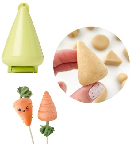 The Original My Little Cakepop Pro Cake Pop Mold since 2010. Cone Shaped. Injection Molded with ABS Food Grade BPA Free Plastic. Hygienic and strong. Use for Cake Pops, Play Dough, Soap, and More.