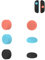 (6 unidades) Joystick Tapas para Nintendo Switch 2, yystao Silicone Key Tapones Joystick Reemplazo Cubiertas para Switch 2 Piezas de Repuesto Compatible con Switch2, 3 x Tapas Altas, 3 x Tapas Bajas
