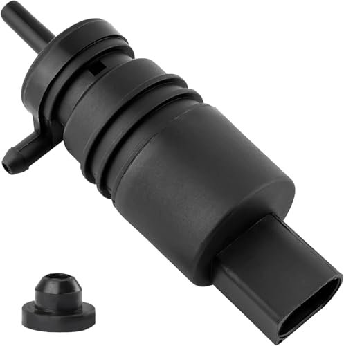 Pompa Lavatrice Ghiaccio, Pompa Tergicristallo, Pompa Lavavetri, 12V per Auto Pompa Acqua Tergicristalli Compatibile con E36 E46 E53 E86, 2200 ml/min, Facile Installazione, Alta Resistenza