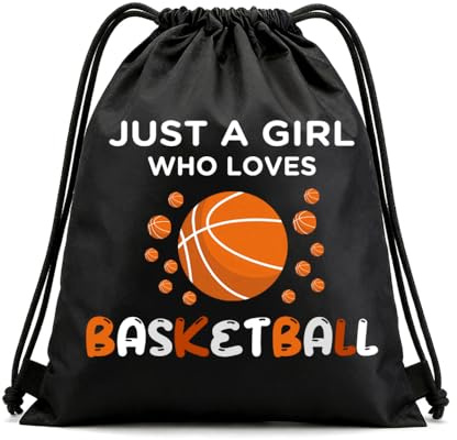 Basketball Drawstring Bag for Women Girls Best Friend Basket Ball Gifts for Daughter Sister Birthday Graduation Gifts for Basketball Lovers Fans Backpack for School Travel Gym