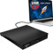 Gotega External DVD Drive, USB 3.0 Portable +/-RW, DVD Player for CD ROM Burner Compatible with Laptop Desktop PC Windows Linux OS Apple Mac Black