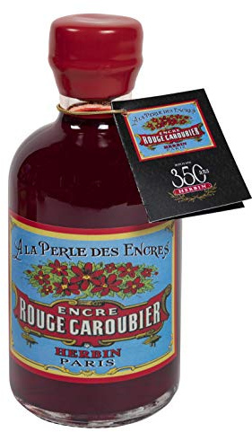Jacques Herbin - Ref 12922T - Botella de tinta especial para plumas estilográficas y bolígrafos de punta redonda (500 ml), color rojo