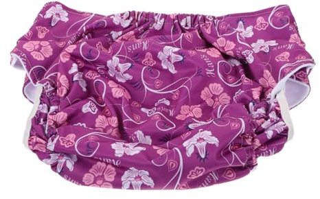 Pañal Reutilizable para Adultos Lavable y Ajustable Púrpura
