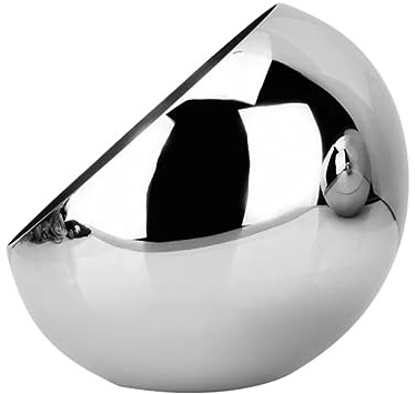 KICHOUSE Vasca Inclinata in Acciaio Inox Piatto Di Condimento Cucinando Infrangibile Tasti Servire Inossidabile Ciotole in Acciaio Ciotola Scodella Ciotole Infrangibili Salsa