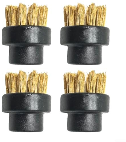 4 ugelli per pulizia per pulitore a vapore Dupray con filo in acciaio inossidabile per combattere lo sporco in cucina e bagno, giunti, angoli e aperture strette (filo di rame)