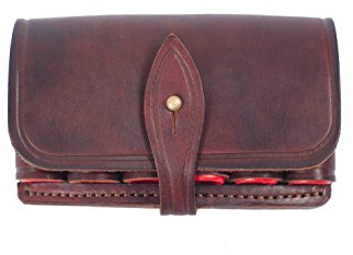 VlaMiTex Patronenetui Echt-Leder 12 kal (J1)