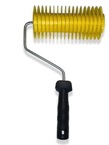 Watco Flowtop Spiked Roller - Aerate Watco Flowtop Within 20 Minutes of Application for a Smooth Bubble Free Finish - Latex Floor Self Levelling Screed Spiked Roller
